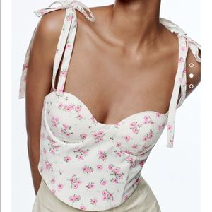 NWT Zara Corset top